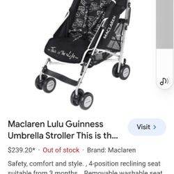 McLaren Strollers