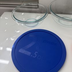 Glass Bowls - 3 Set All Sold Together - Kitchen Storage Bowls