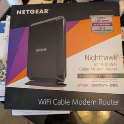 Netgear Nighthawk AC1900 WiFi Cable Modem Router
