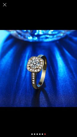 18kt gold plated ring