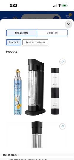 Soda stream beverage maker