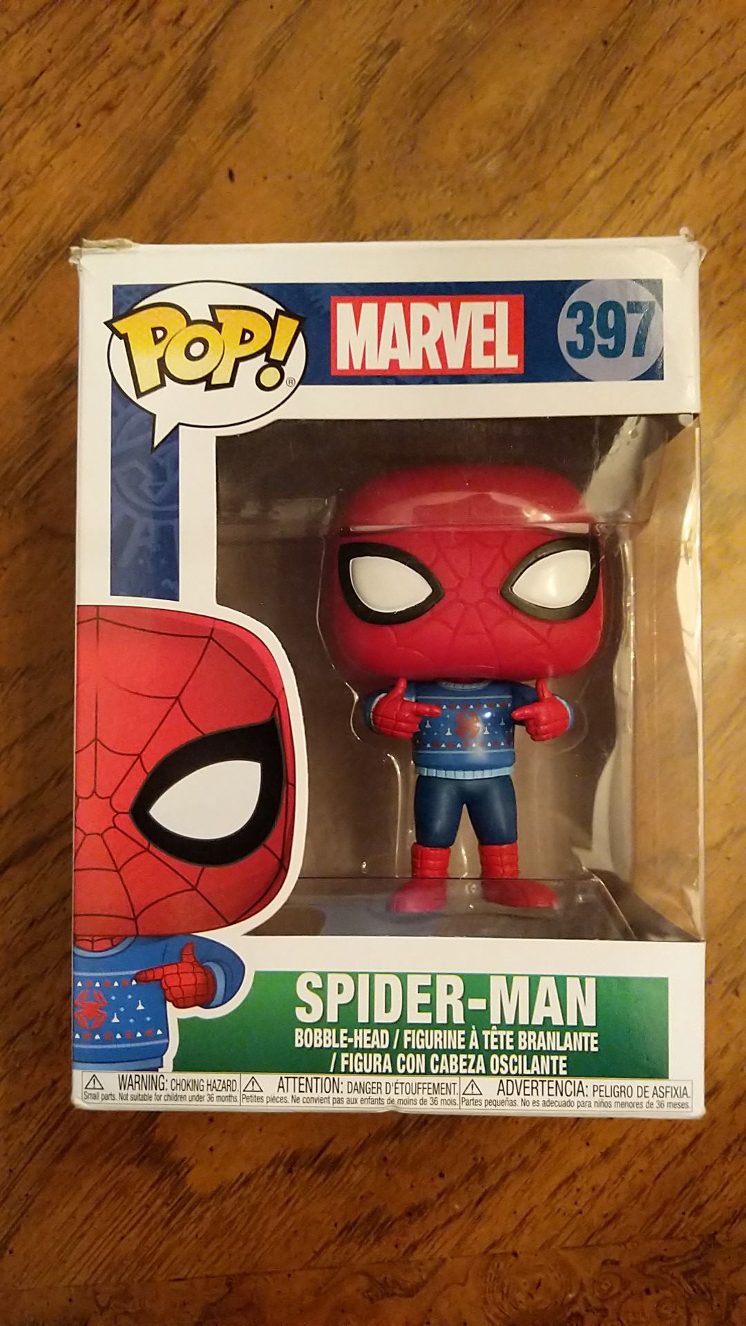 Holiday Exclusive Marvel Spider-Man Funko Pop