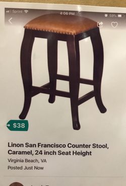 Lining San Francisco Counter Stool, 24”