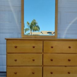 Dresser And Mirror