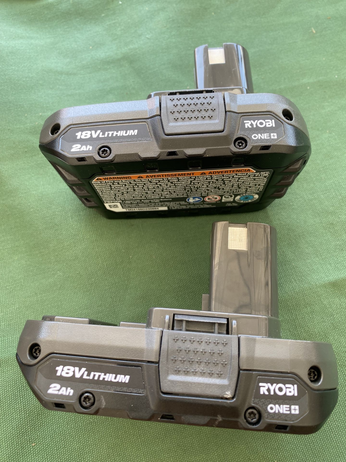 2 Pack RYOBI Battery 2.0Ah P189 18V One+ GENUINE OEM Lithium Ion PBP006