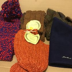 6 Mostly New w/ Tags Women’s Winter Hats + Scarves