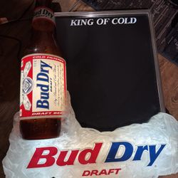 Bud Dry Light Up Board 