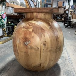 Heavy Solid Wood Table Base