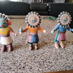 Ceramic Katchinas Dolls