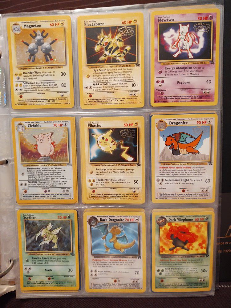 Pokemon cards (9) all rare