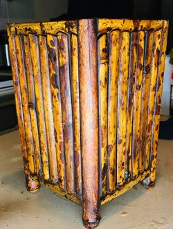 bamboo flower pot