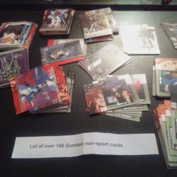 Lot of over 100 Gundam Cards.