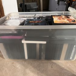 Box of multiple DVDS