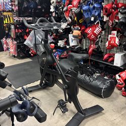 Used Peloton Spin Bike With Pivot Screen And Selina Desk Attachment (Read Description)