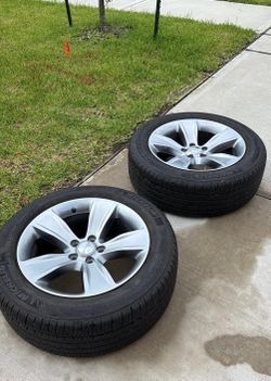 Dodge Jeep Rims (18”) & tires in great condition