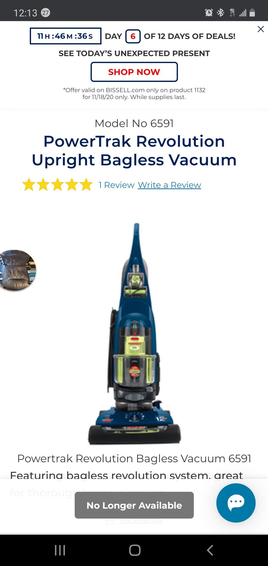 BISSELL PowerTrak Revolution Upright Vacuum