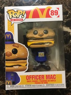 FUNKO POP! McDonald's Officer Mac #89 NEW!