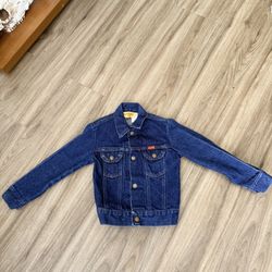 Vintage Kids Rustler Jean Denim Western Jacket 