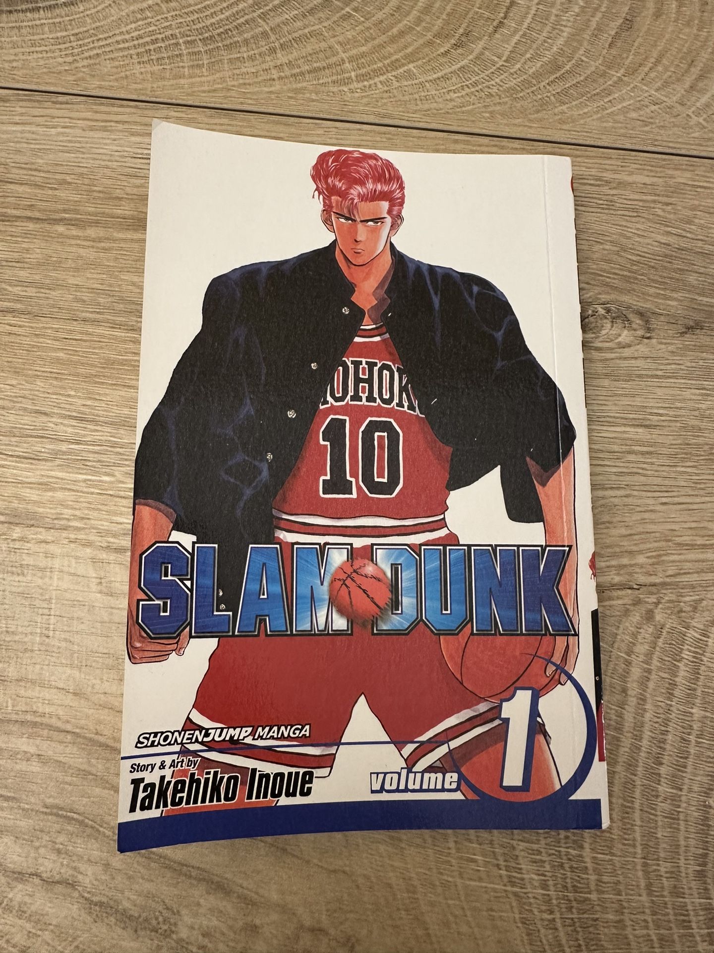 SLAM DUNK Volume 1 Manga by Takehiko Inoue (English, Shonen Jump Edition)