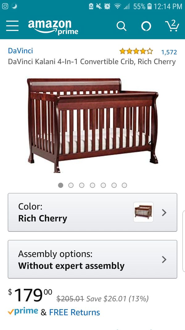 Nursery Rich Cherry Cribs Nursery Beds Davinci Kalani 4 In 1