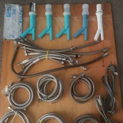 STAINLESS STEEL BRAIDED HOSES for SINKS & DISHWASHERS  
