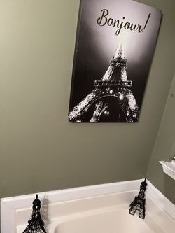 BONJOUR PIC & EIFFEL TOWERS