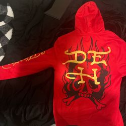 red ed hardy hoodie 