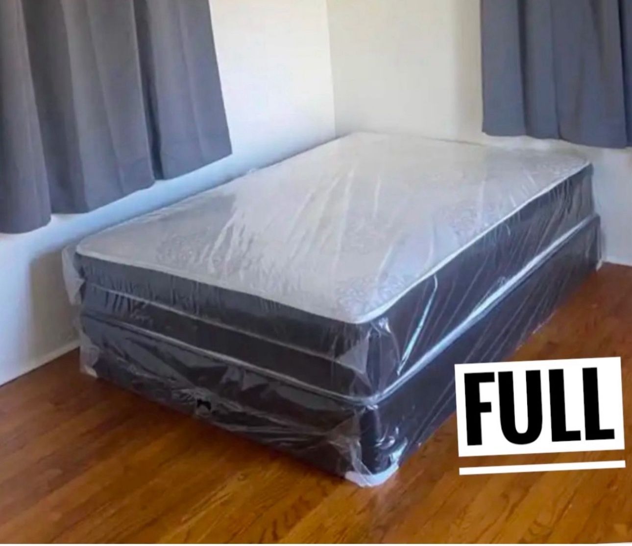 NEW Mattress Full Size With Box Spring // Offer 🚚