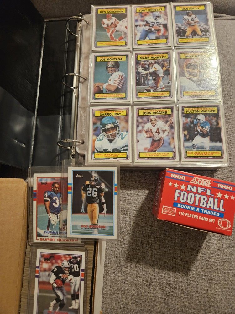 Vintage Sports Cards 83 Topps Football Set 89 Set 89 Score Traded