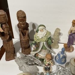 Vintage Lenox Frame,Porcelain Figurine,bell,candle Holder,glass Animal,crystal,lamp And More 