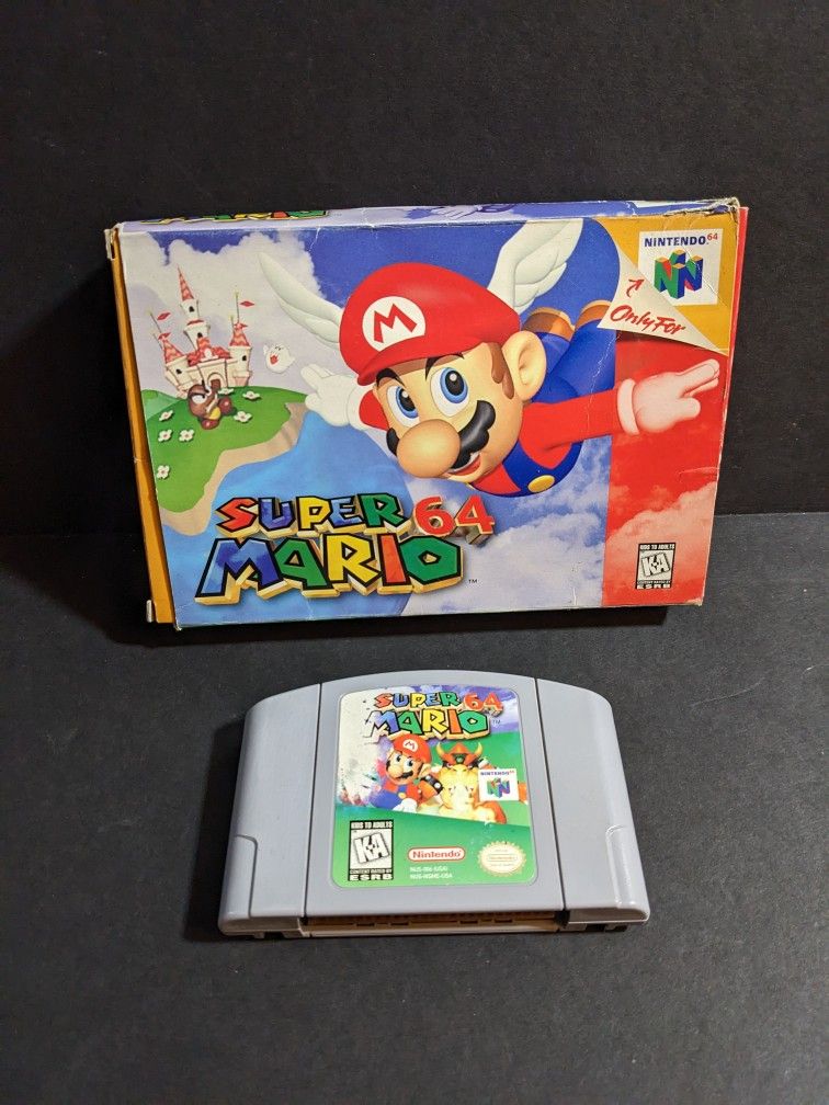 Super Mario 64 With Original Box