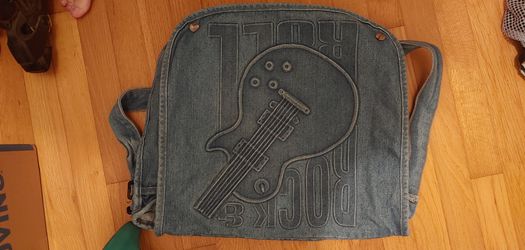 Jean Rock and Roll Messenger Bag