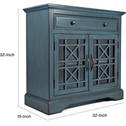 Antique blue cabinet