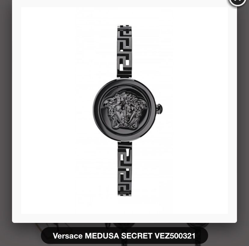 Versace "Medusa Secret" black Watch