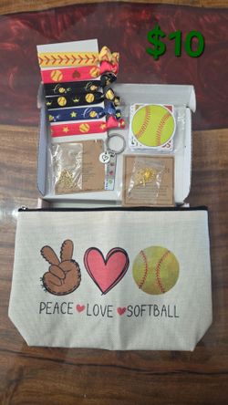 Softball gift box with Christian jewelry