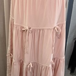 Light Pink Maxi Skirt