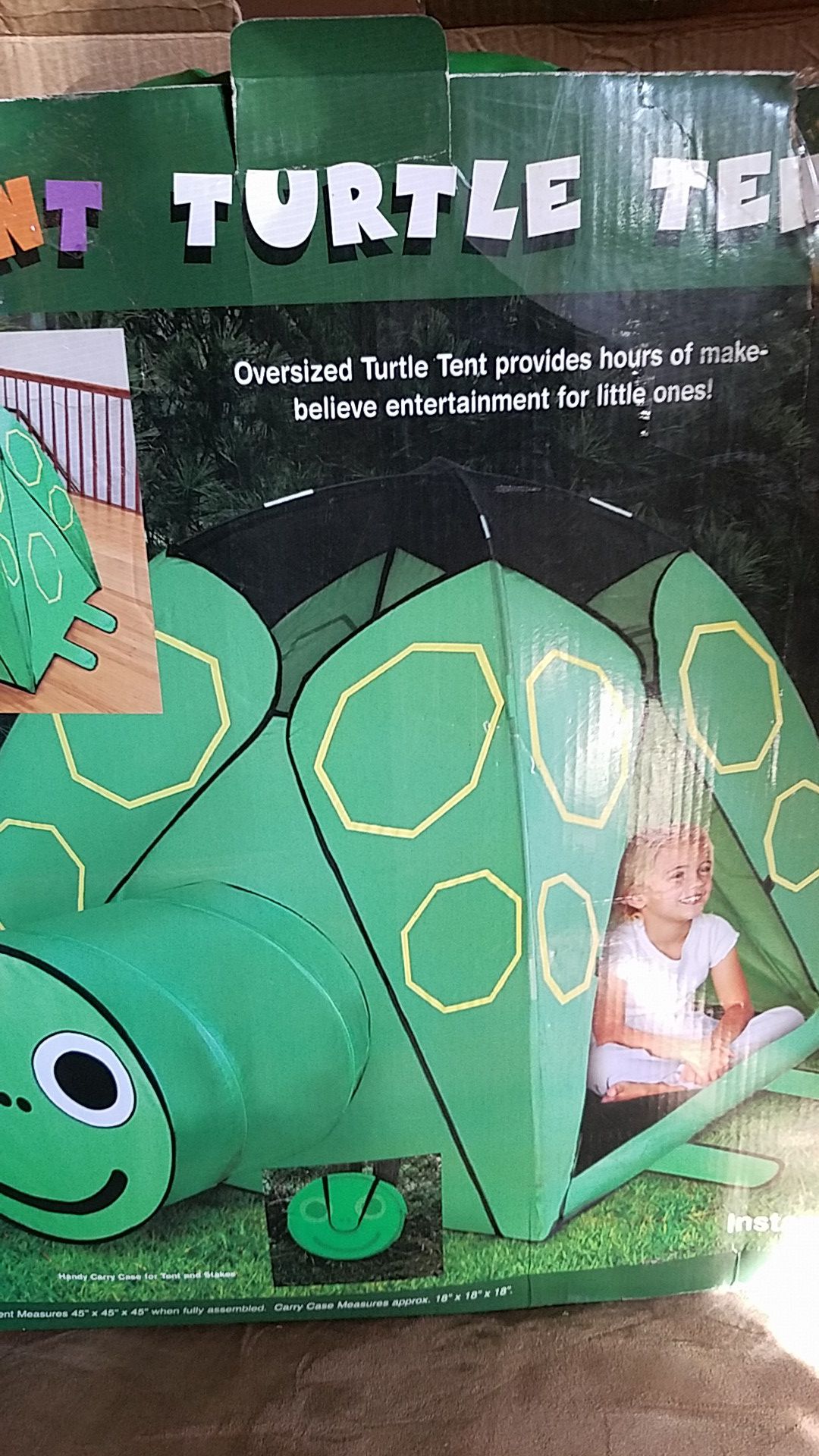 Giant turtle tent...good condition ....east side..$10