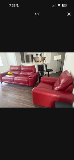 Couch and love seat