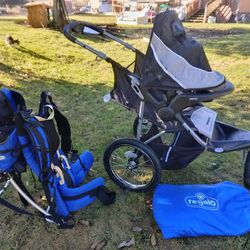 Jogging Stroller And Back Packer...No Stains Or Tears 