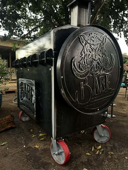 Smoker & Santa Maria Combo - 2 BBQS in 1 - Grill - BBQ - Smoker - Barbecue