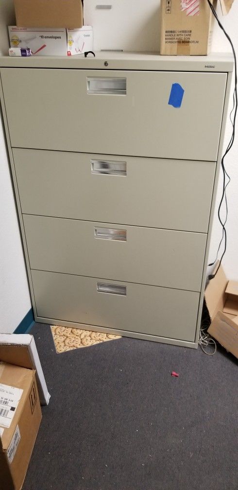 Large 3 Drawer File Cabinet 
