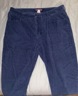 Vineyard Vines Men's 36x30 Corduroy Pants 5-Pocket Slate Blue Straight Leg