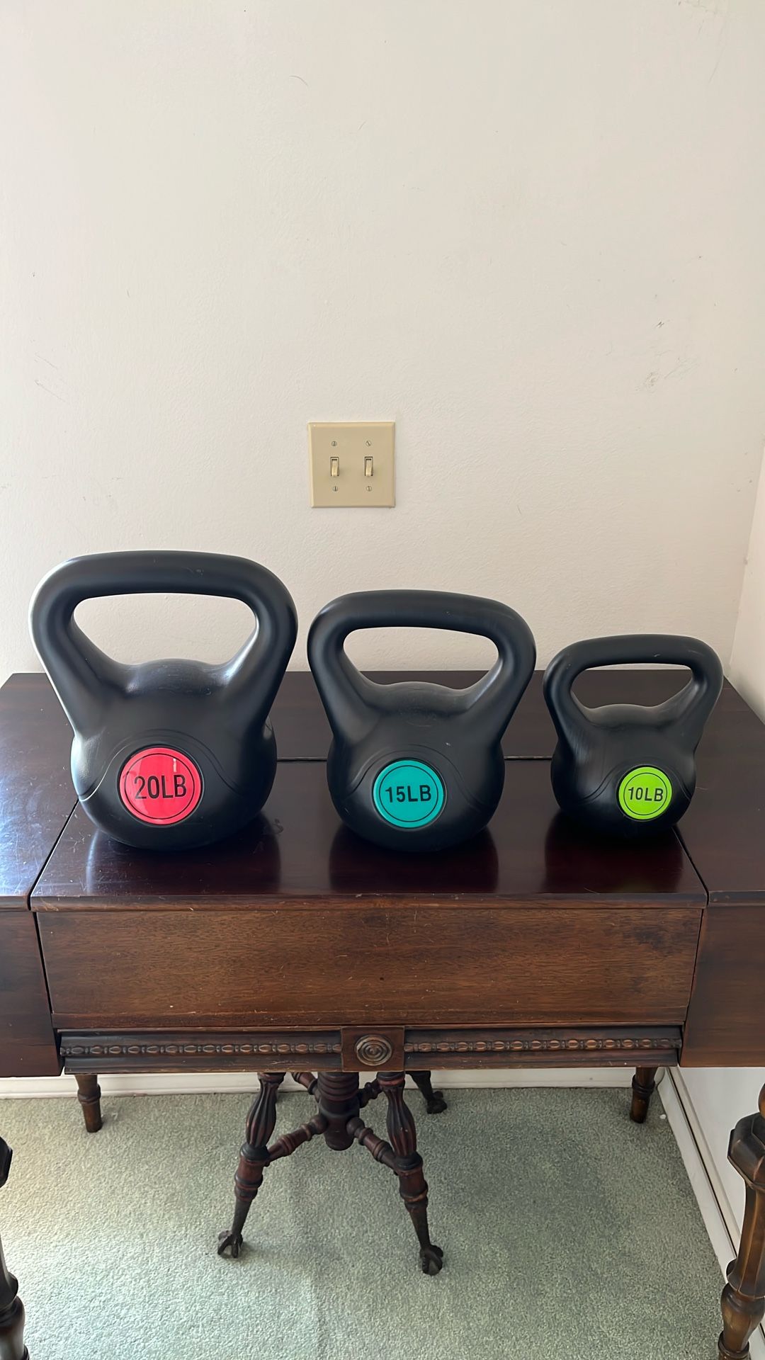 3 Kettle Bells
