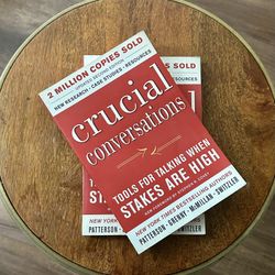 Crucial Conversations – 2 Paperbacks (Updated Second Edition, Great Condition)  