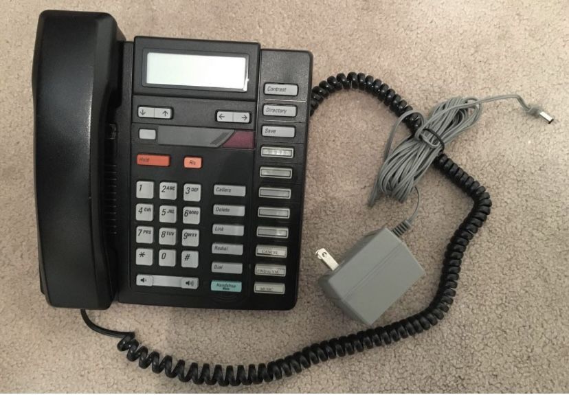 Telephone Nortel Aastra M9417CW NT2N41 Black Two-Line Speakerphone w/ Call Waiting