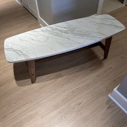 Faux Marble Coffee Table