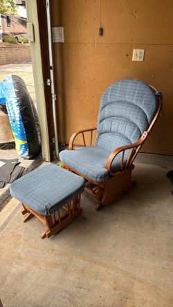Rocking Chair with foot rocker