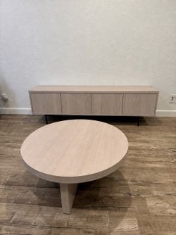 Matching Coffee Table & TV Stand Set