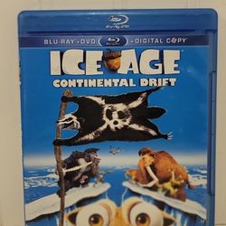 $5  BLU RAY MOVIE. ICE AGE CONTINENTAL DRIFT. BLU RAY  ONLY. NO DIGITAL. $5 OR TRADE FOR A MOVIE TITLE I DO NOT ALREADY OWN.