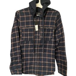 Men’s Hooded Button Up Shirt 